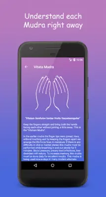 Mudras android App screenshot 0