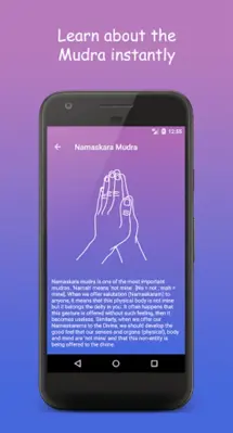 Mudras android App screenshot 2