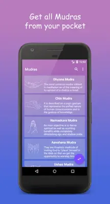 Mudras android App screenshot 3